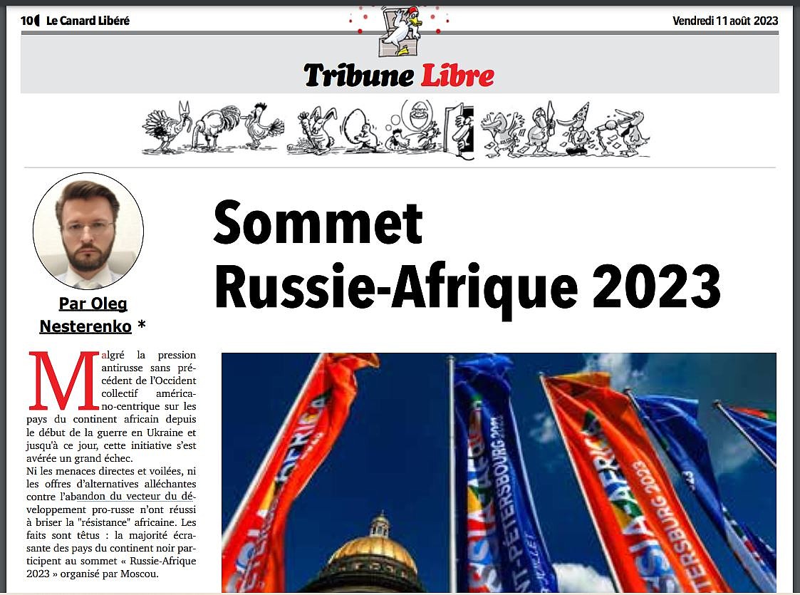 publications par pays - Sommet Russie-Afrique