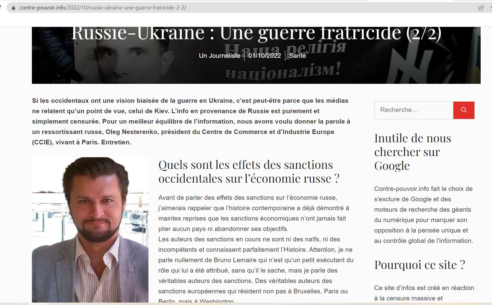 publications par pays - Russie-Ukraine : Une guerre fratricide