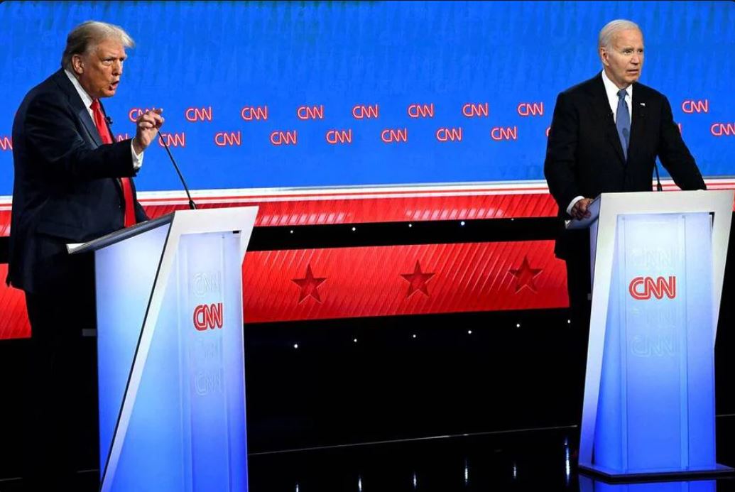 Le Débat présidentiel : Trump versus Biden.