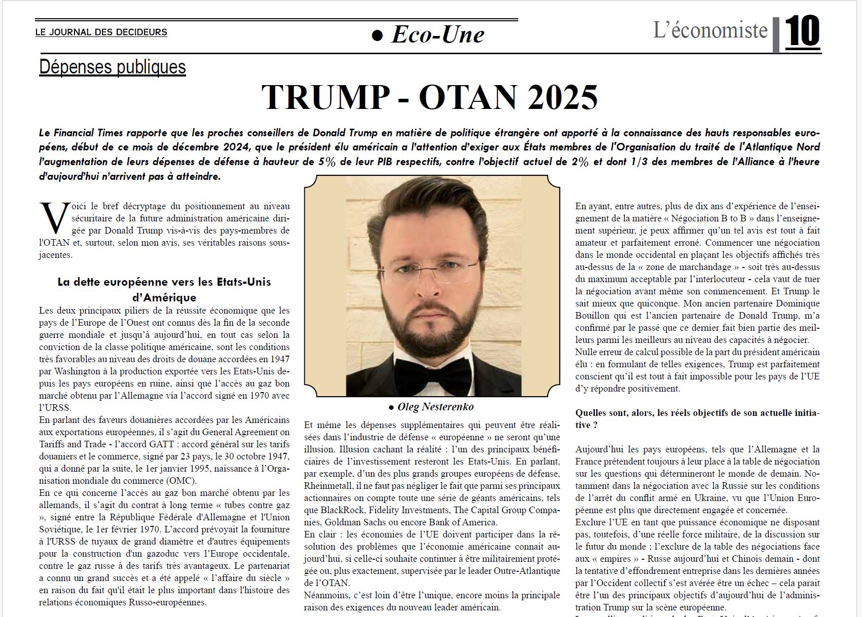 Trump-OTAN 2025