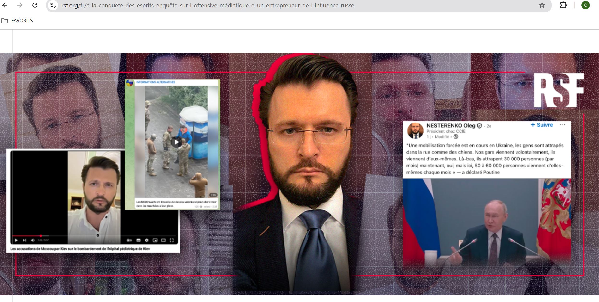 Réponse à des mensonges de Reporters sans frontières
