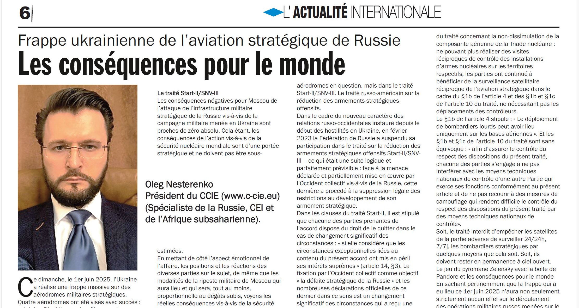 publications par pays - Frappe ukrainienne sur aviation stratégique de Russie