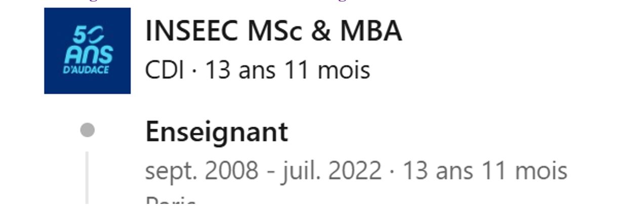 Linkedin/Inseec