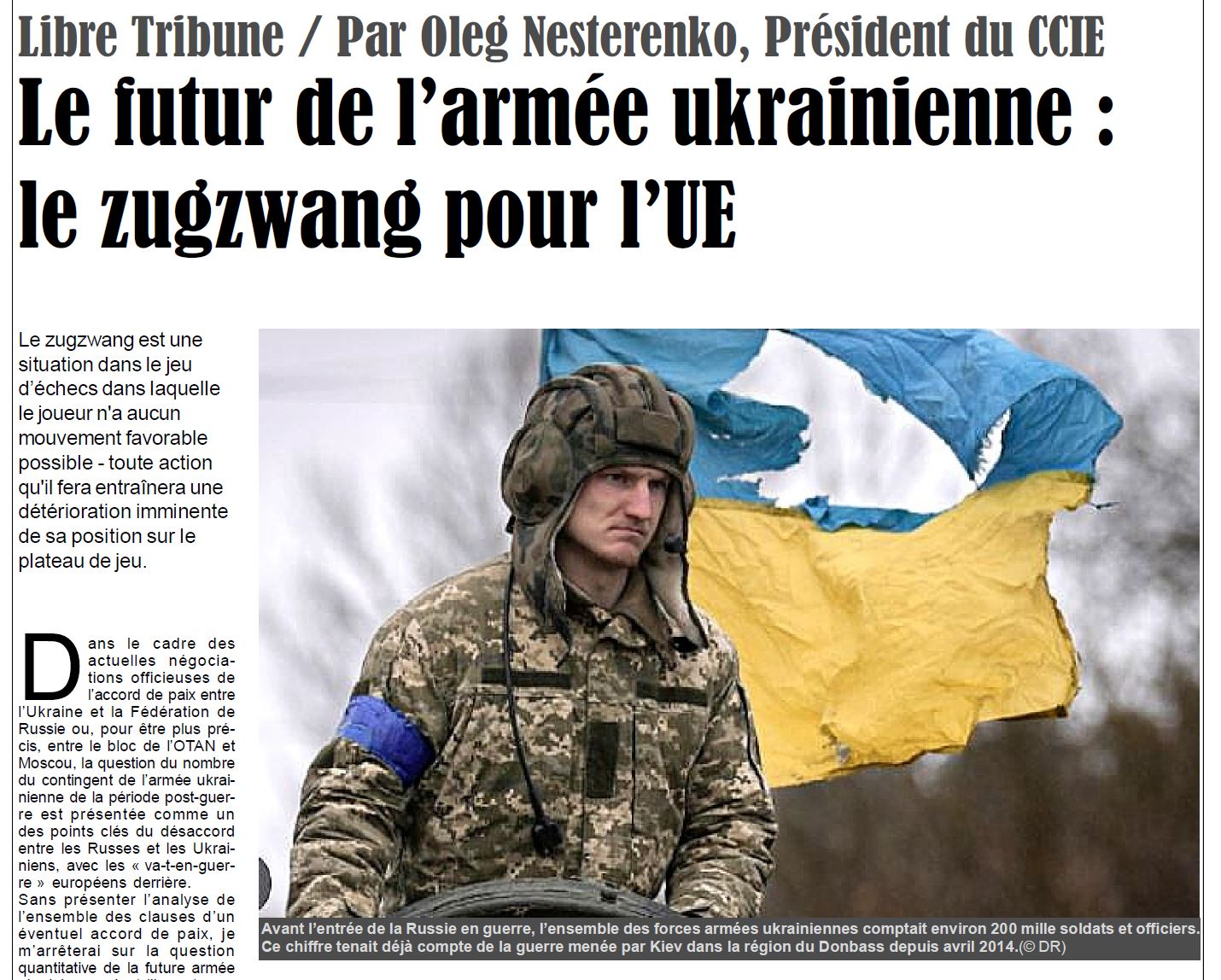 publications par pays - Le futur de l’armee ukrainienne